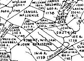 1736 property of Samuel & Robert McCorkle